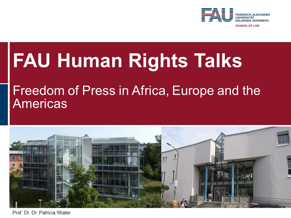 Zum Artikel "FAU Human Rights Talks"